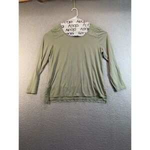 Chicos Top Women size  3 ‎ Long  Sleeve
